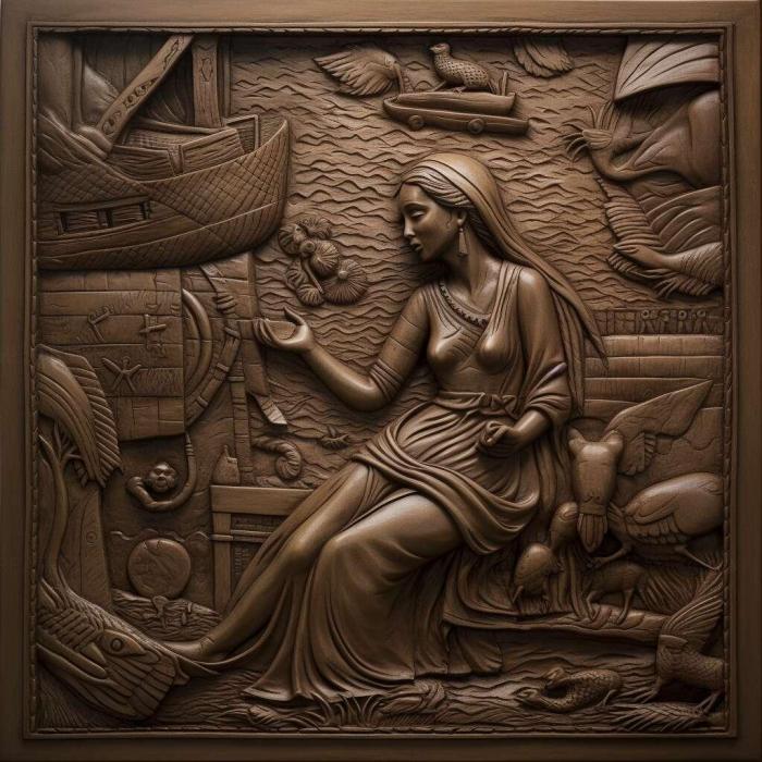 نموذج ثلاثي الأبعاد لآلة CNC 3D Art 